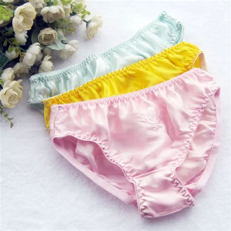 tumblr satin panties|Womens Luxurious Washable Mulberry Silk Underwear